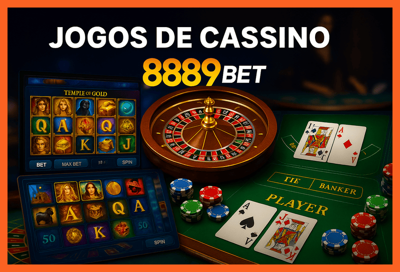 Jogos de cassino online inovadores e emocionantes na 8889BET